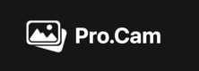Pro.Cam logo on dark background
